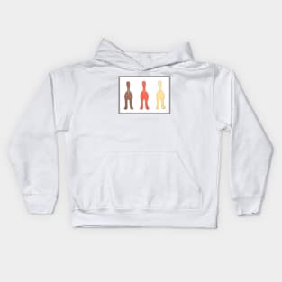 3 Cat Butts #1 Kids Hoodie